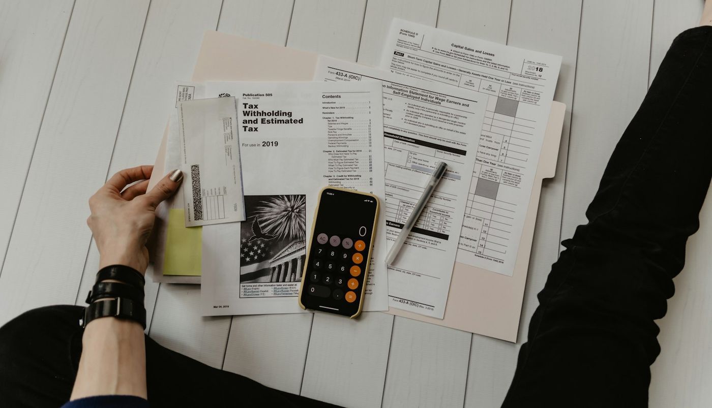 Wallet and ledger paperwork